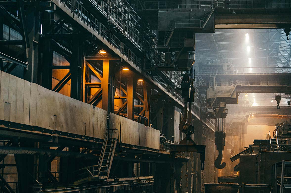 Industrieanlage mit Energiemonitoring durch MONA ENERGY
